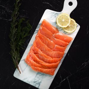 SALMÓN AHUMADO REBANADO SASHIMI 200 G