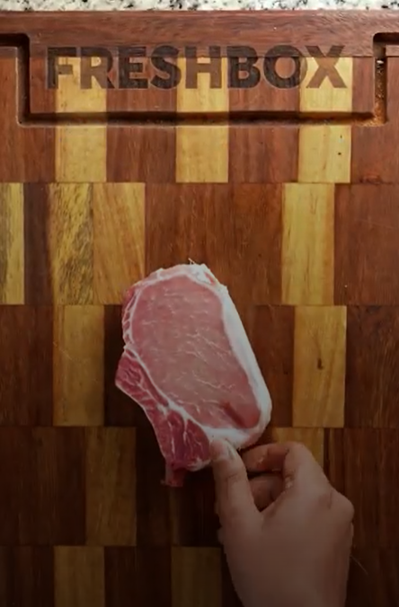 Rack Francés de Cerdo Duroc a la mostaza y miel